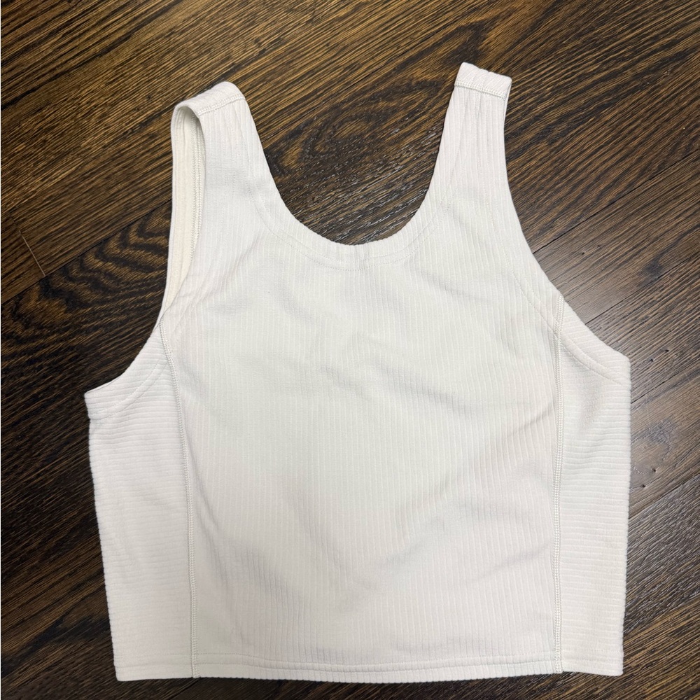 Lululemon Athletica White Tank Top